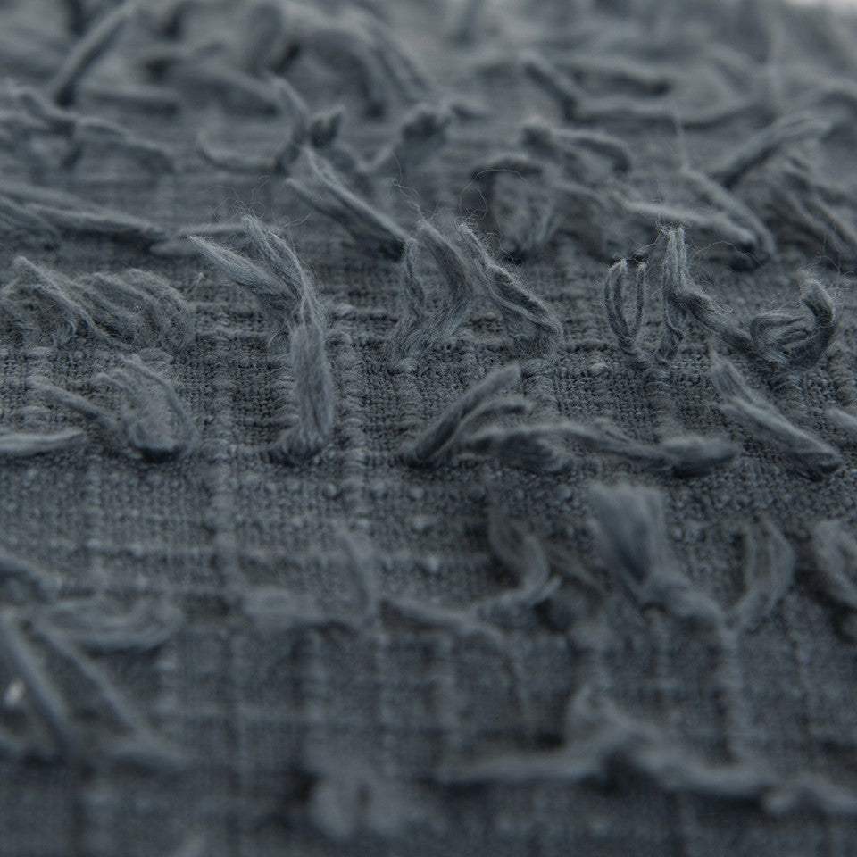Gray Tasseling Fringe Texture Throw Pillow - Homeroots - Flyclothing LLC