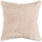 20" Blush Cotton Throw Pillow - Homeroots
