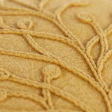 14" X 26" Yellow Botanical Throw Pillow With Embroidery - Homeroots - Flyclothing LLC