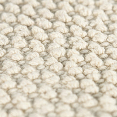 20" Natural Beige Nubby Textured Modern Throw Pillow