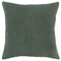 20" Olive Green Cotton Throw Pillow - Homeroots
