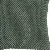 20" Olive Green Cotton Throw Pillow - Homeroots