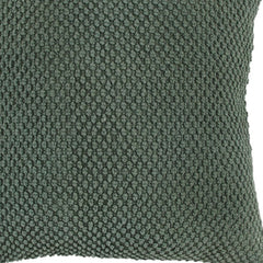 20" Olive Green Cotton Throw Pillow