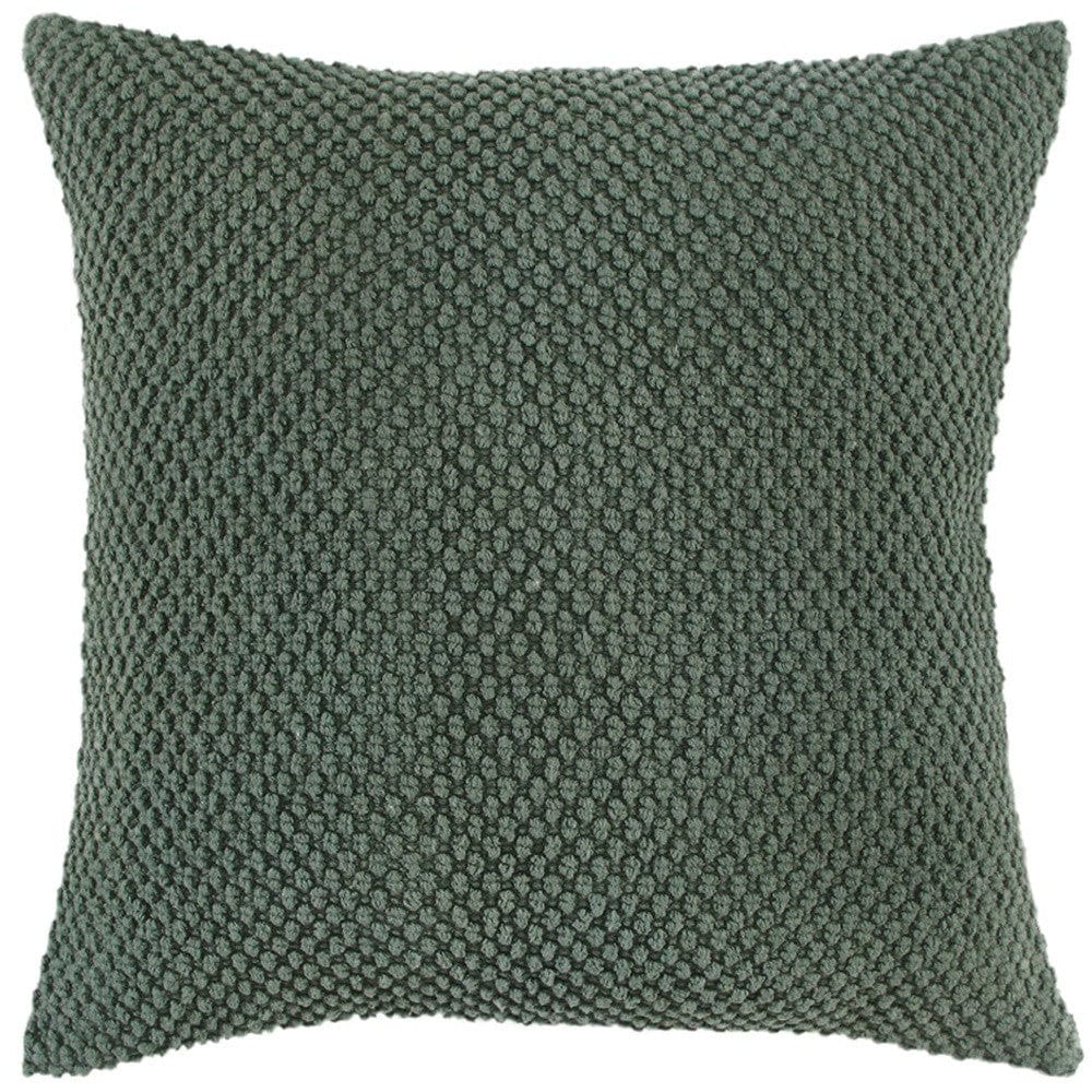 20" Olive Green Cotton Throw Pillow - Homeroots