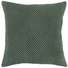 20" Olive Green Cotton Throw Pillow - Homeroots