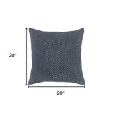 Dark Gray Nubby Textured Modern Throw Pillow - Homeroots - Flyclothing LLC