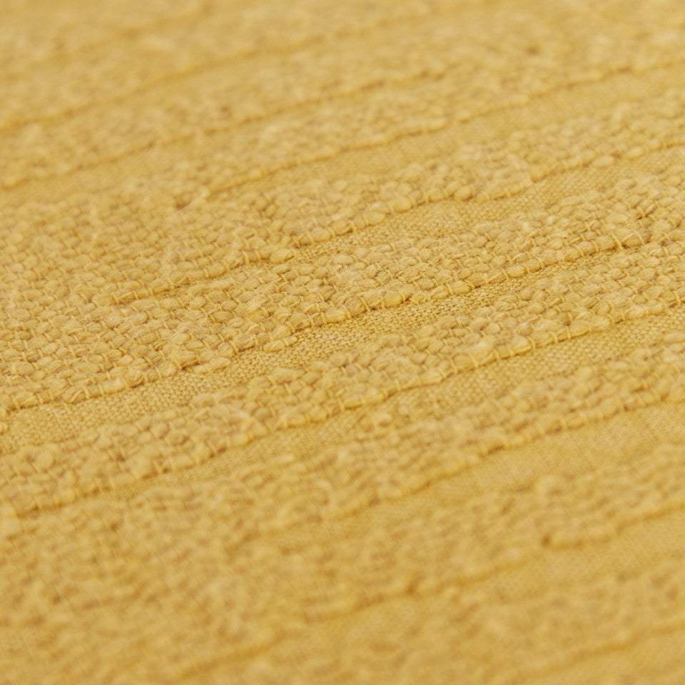 Gold Solid Tonal Abstract Stripe Throw Pillow - Homeroots - Flyclothing LLC