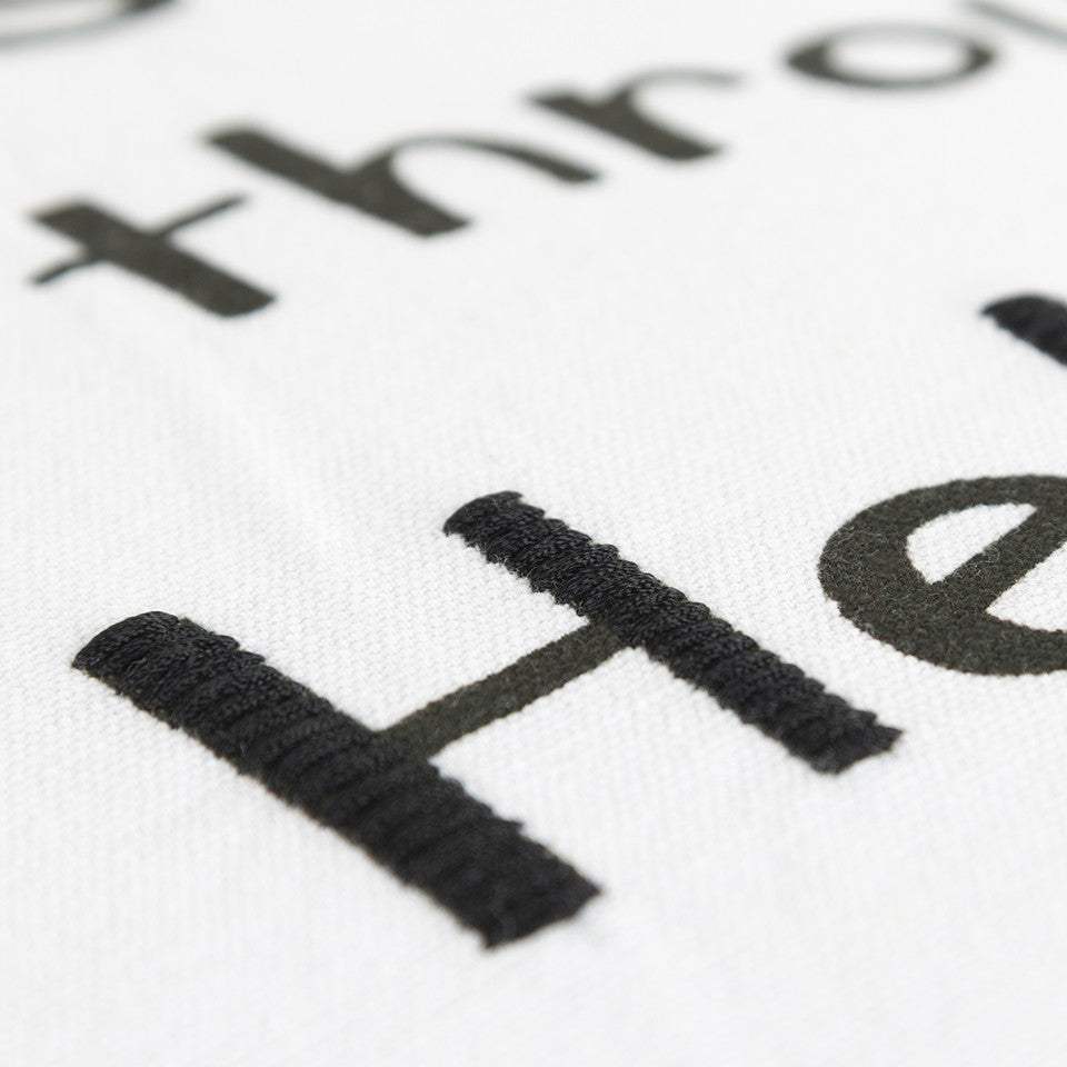 Black White Own The Place Decorative Throw Pillow - Homeroots - Flyclothing LLC