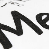 Black and White Live Love Meow Throw Pillow - Homeroots - Flyclothing LLC