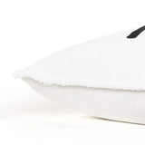 Black and White Live Love Meow Throw Pillow - Homeroots - Flyclothing LLC