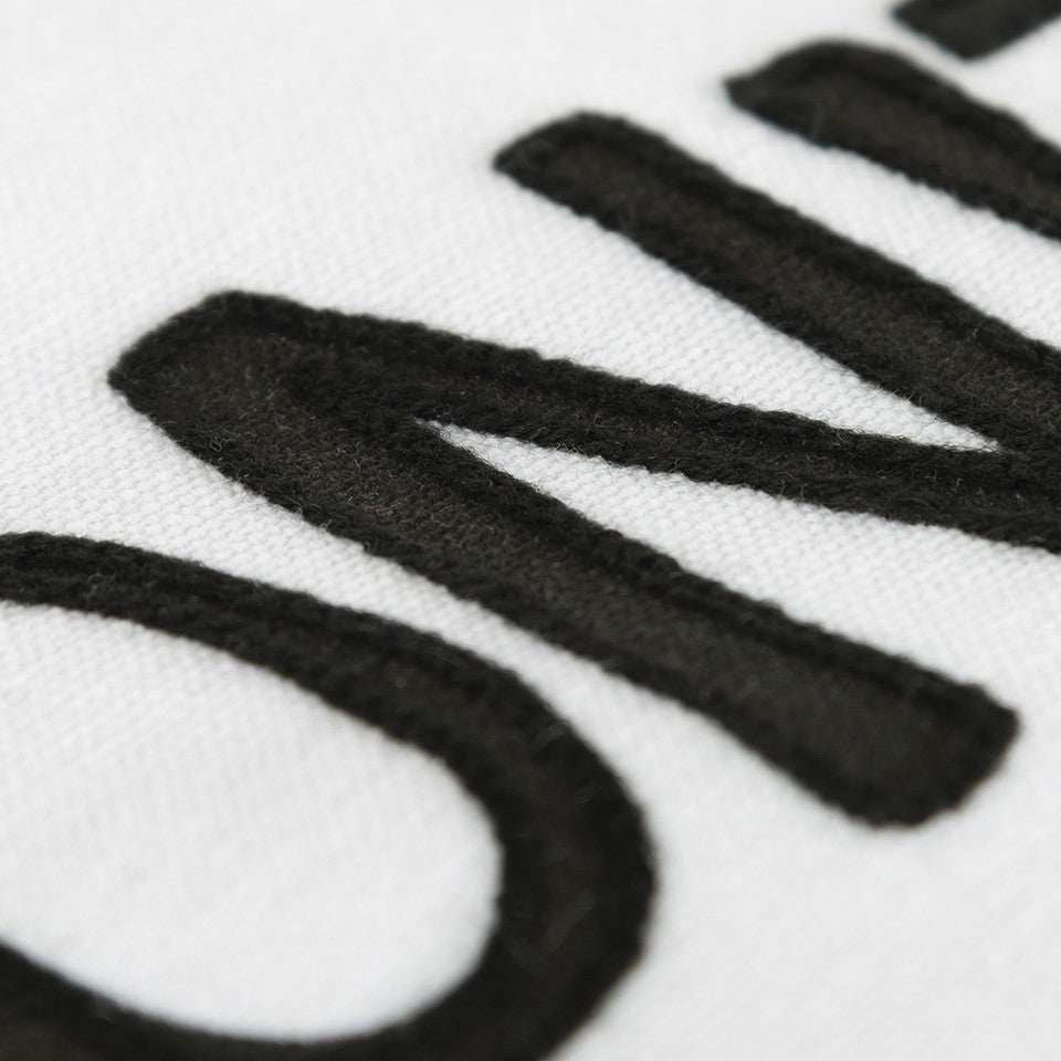 Black and White Flagship Message Throw Pillow - Homeroots - Flyclothing LLC