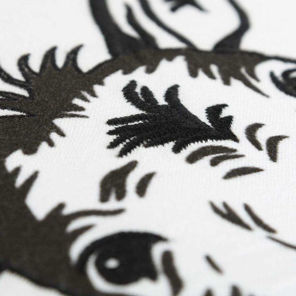 Black and White Humorous Donkey Throw Pillow - Homeroots - Flyclothing LLC