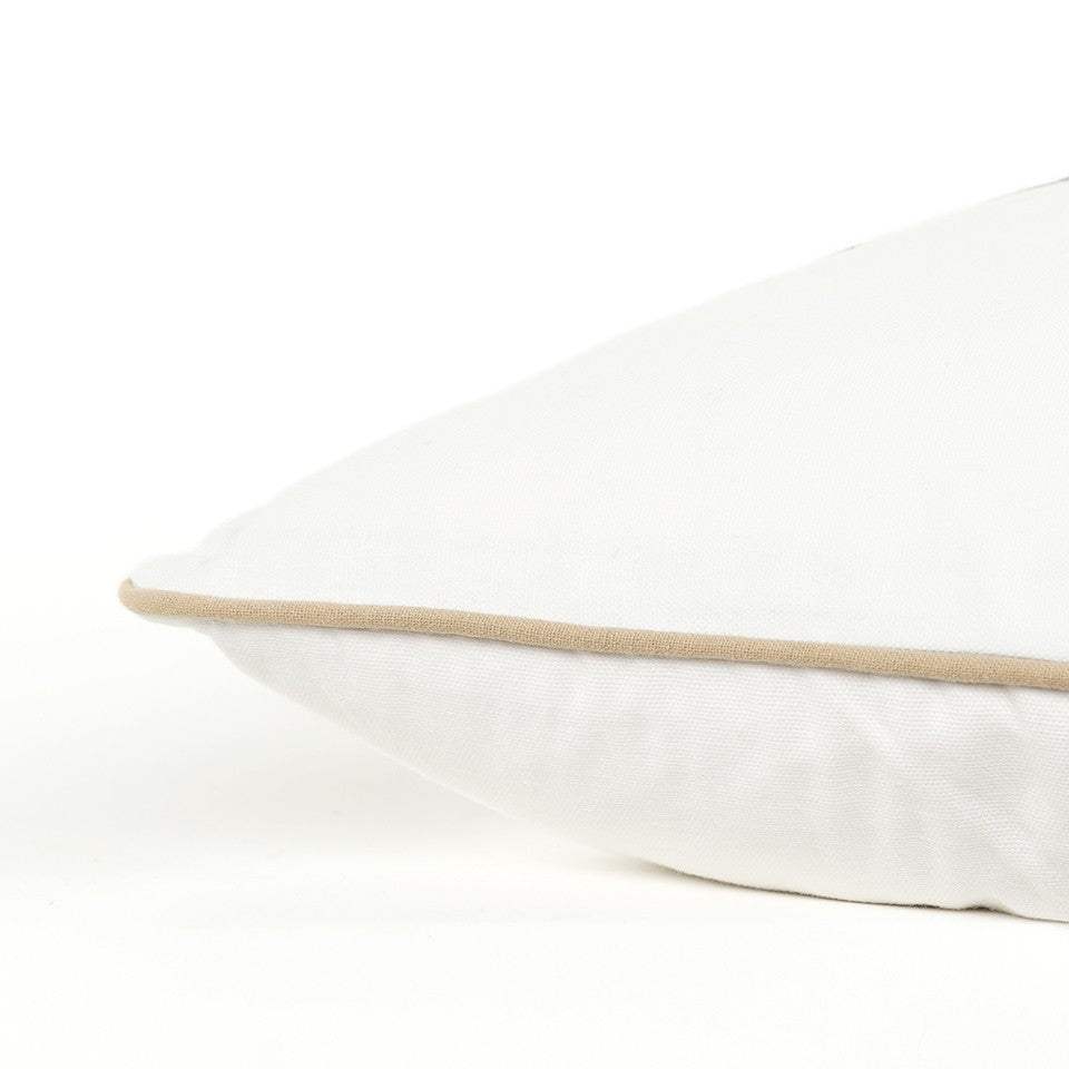 White Beige Chubby Unicorn Throw Pillow - Homeroots - Flyclothing LLC