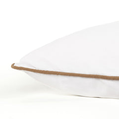 Brown and White Chocolate Is A Salad Throw Pillow