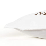 Brown and White Get Off My Nuts Modern Throw Pillow - Homeroots - Flyclothing LLC