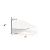 Brown and White Get Off My Nuts Modern Throw Pillow - Homeroots - Flyclothing LLC