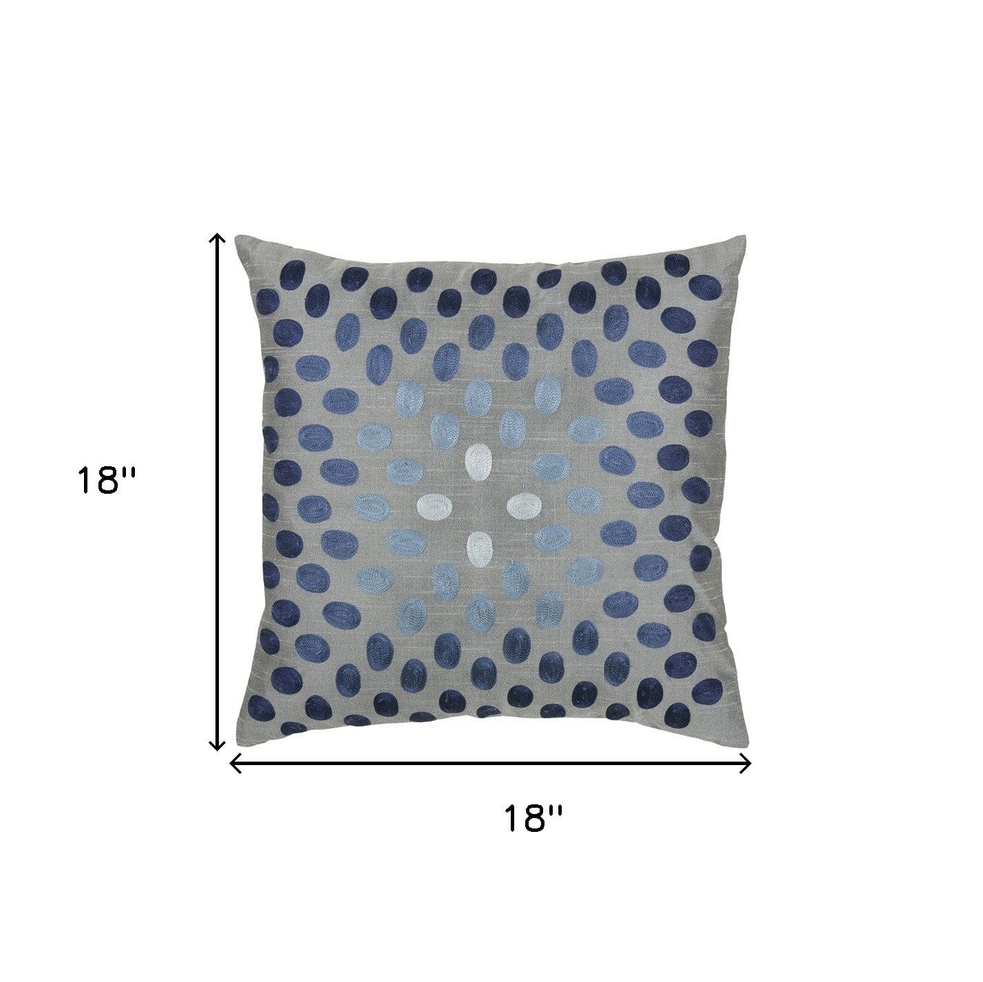 natural  18" x 18" Poly Filled Pillow - Homeroots