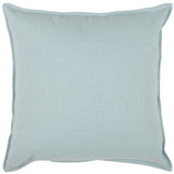 Blue Solid Light Textured Modern Throw Pillow - Homeroots