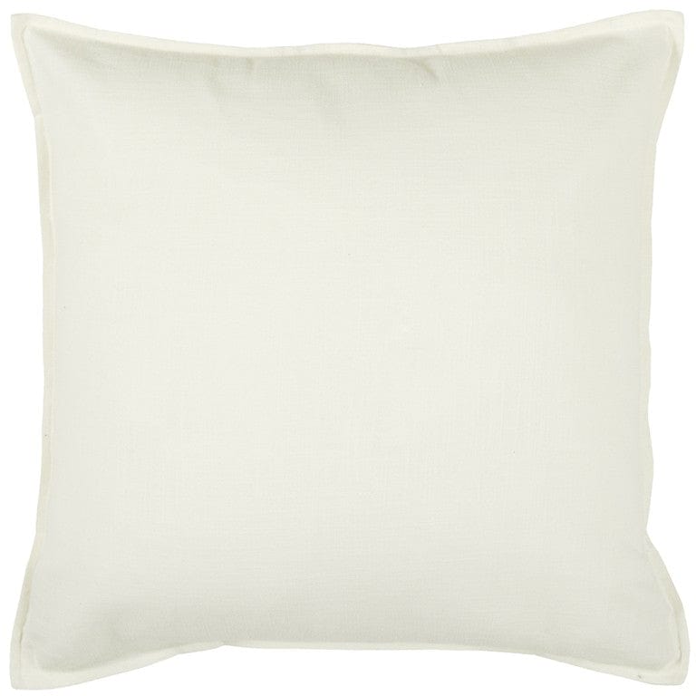 Ivory Solid Light Textured Modern Throw Pillow - Homeroots