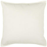 Ivory Solid Light Textured Modern Throw Pillow - Homeroots - Flyclothing LLC