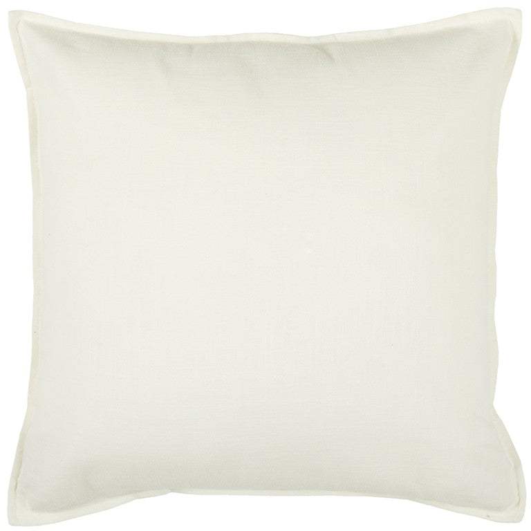 Ivory Solid Light Textured Modern Throw Pillow - Homeroots - Flyclothing LLC