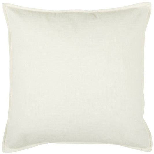 Ivory Solid Light Textured Modern Throw Pillow - Homeroots