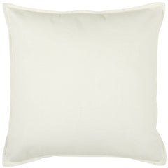 Ivory Solid Light Textured Modern Throw Pillow - Homeroots