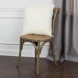 Ivory Solid Light Textured Modern Throw Pillow - Homeroots