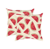 Set of Two 22" X 22" Red Indoor Outdoor Throw Pillow Cover & Insert - Homeroots - Flyclothing LLC