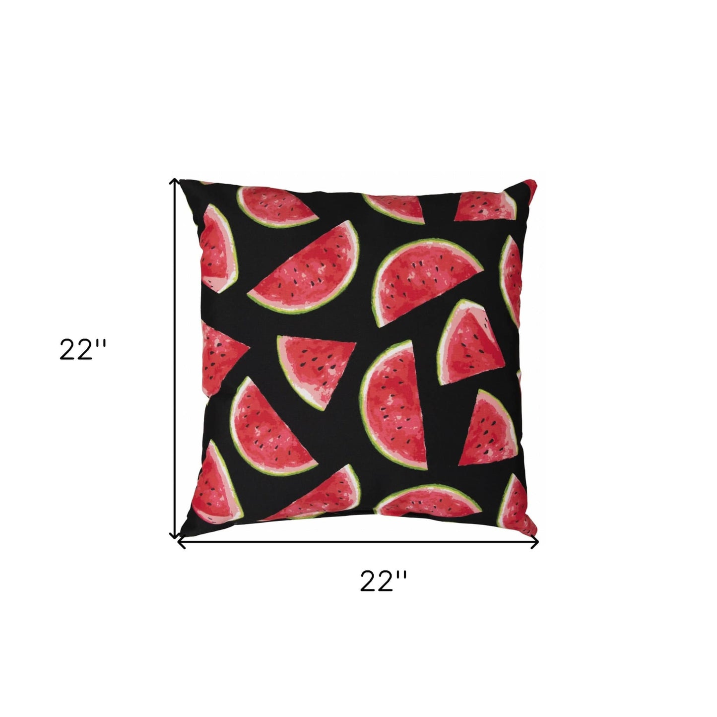 Set of Two 22" X 22" Red Indoor Outdoor Throw Pillow Cover & Insert - Homeroots - Flyclothing LLC