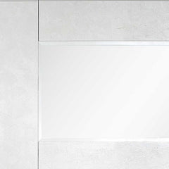 32" Silver Wood Framed Accent Mirror - Homeroots