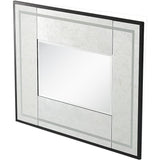 32" Silver Wood Framed Accent Mirror - Homeroots