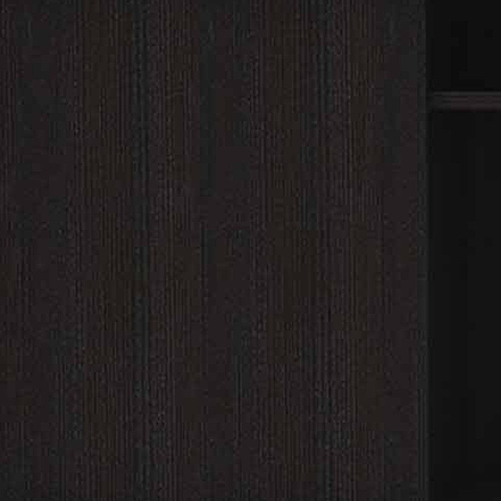 59" Black Open shelving TV Stand - Homeroots