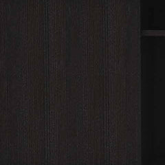 59" Black Open shelving TV Stand - Homeroots
