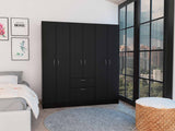 71" Black and White Single Drawer Combo Dresser - Homeroots - Flyclothing LLC