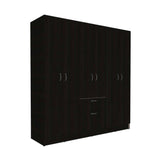 71" Black and White Single Drawer Combo Dresser - Homeroots - Flyclothing LLC
