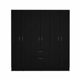 71" Black and White Single Drawer Combo Dresser - Homeroots - Flyclothing LLC