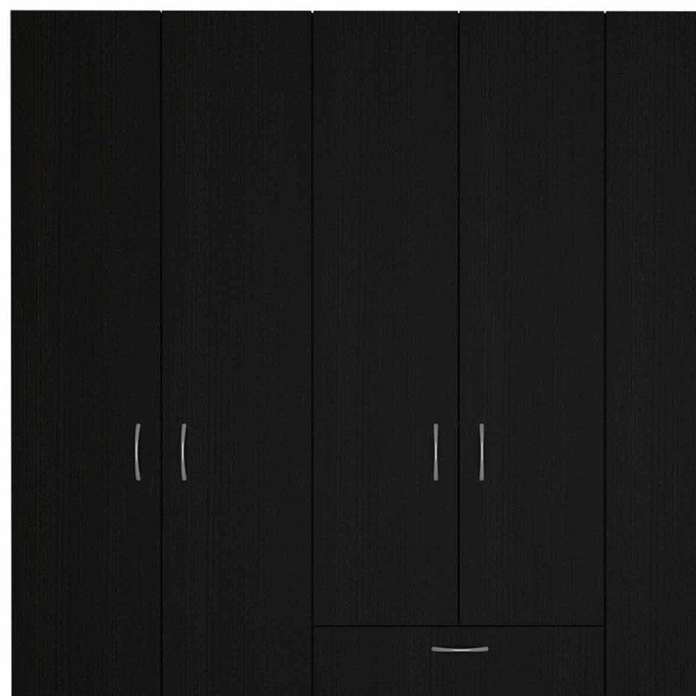 71" Black and White Single Drawer Combo Dresser - Homeroots - Flyclothing LLC
