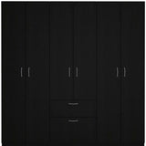 71" Black and White Single Drawer Combo Dresser - Homeroots - Flyclothing LLC