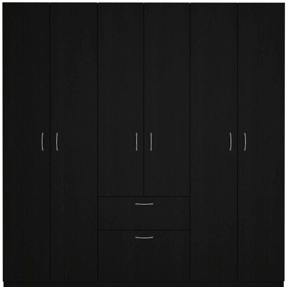 71" Black and White Single Drawer Combo Dresser - Homeroots - Flyclothing LLC