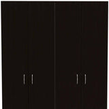 67" Black and White Single Drawer Combo Dresser - Homeroots