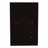 67" Black and White Single Drawer Combo Dresser - Homeroots - Flyclothing LLC