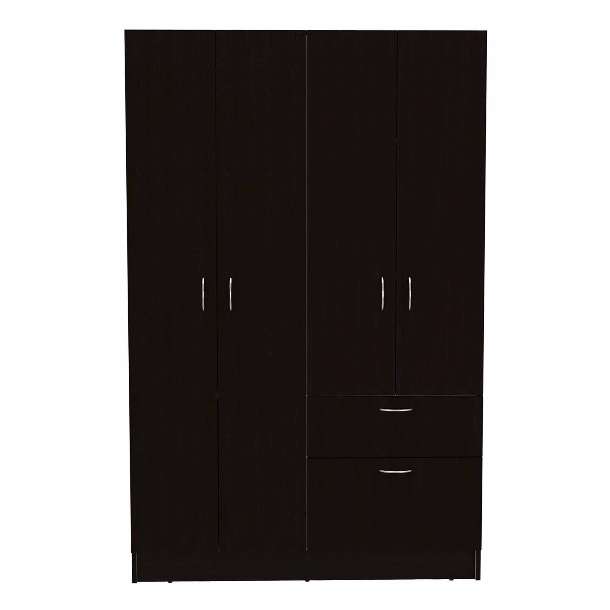67" Black and White Single Drawer Combo Dresser - Homeroots - Flyclothing LLC