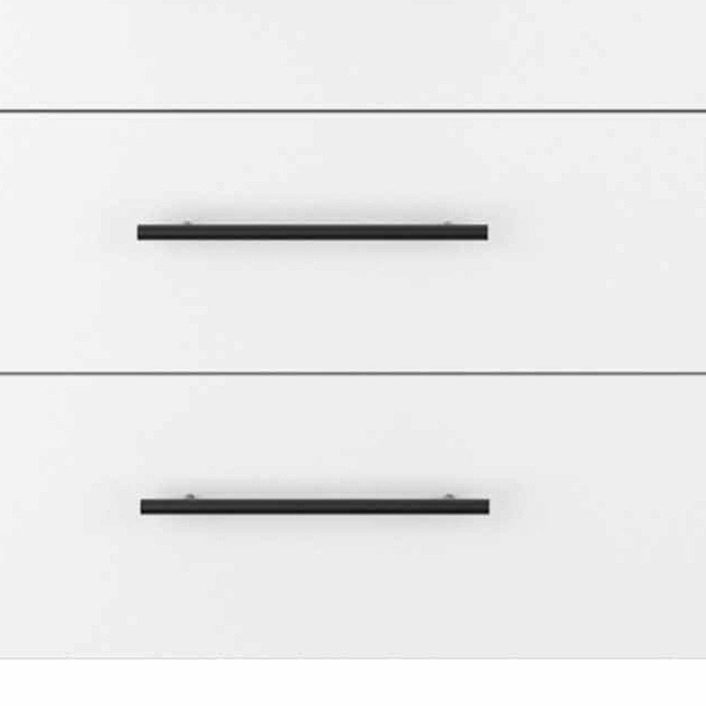 59" White Six Drawer Double Dresser - Homeroots - Flyclothing LLC