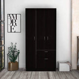 67" Black and White Single Drawer Combo Dresser - Homeroots - Flyclothing LLC