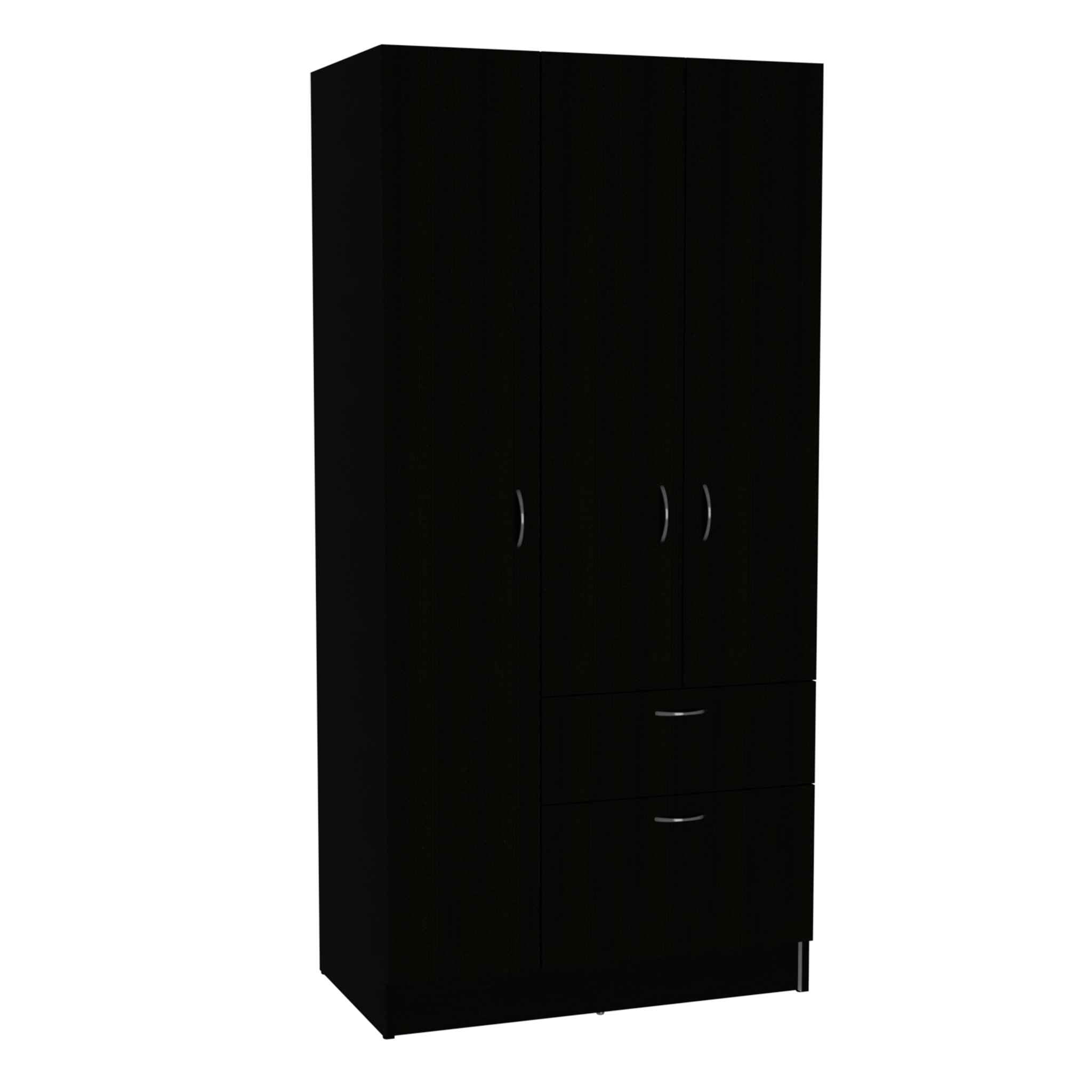 67" Black and White Single Drawer Combo Dresser - Homeroots - Flyclothing LLC
