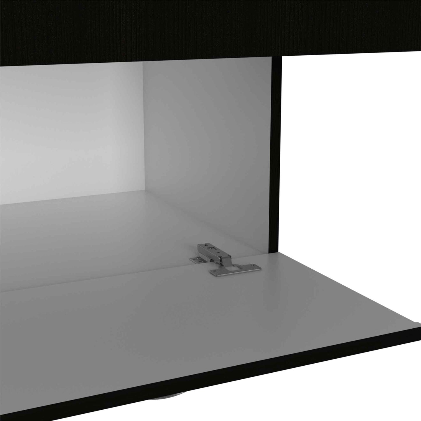 67" Black and White Single Drawer Combo Dresser - Homeroots - Flyclothing LLC