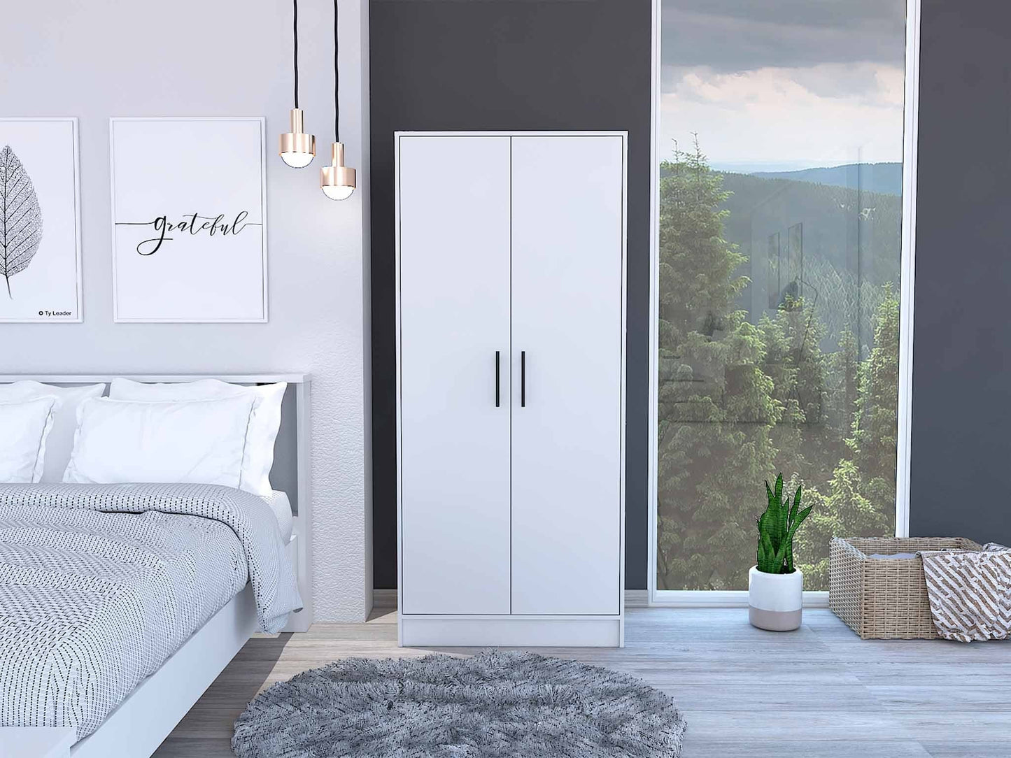 32" White Single Drawer Dresser - Homeroots - Flyclothing LLC