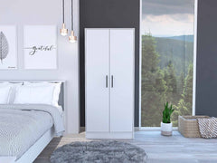 32" White Single Drawer Dresser - Homeroots