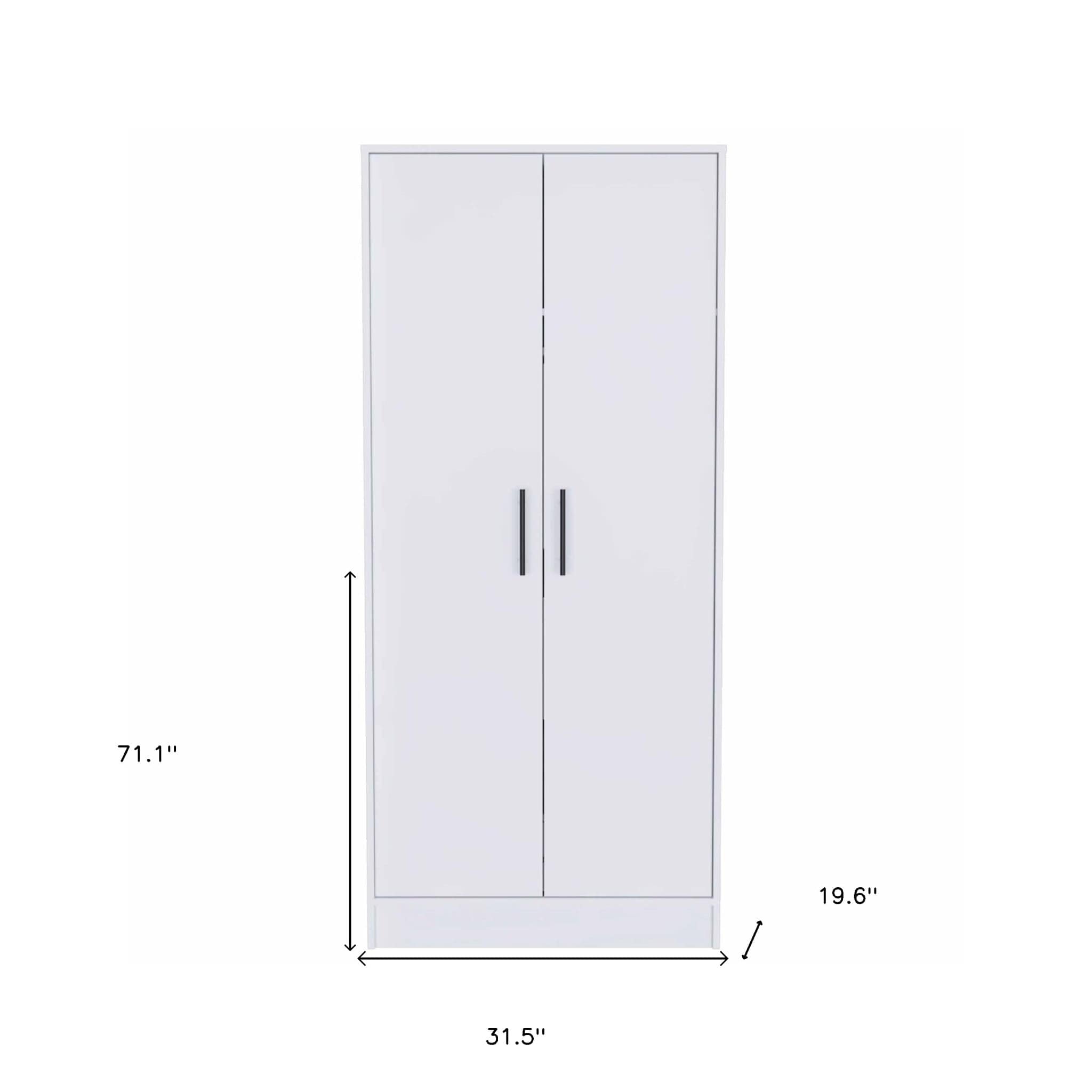 32" White Single Drawer Dresser - Homeroots
